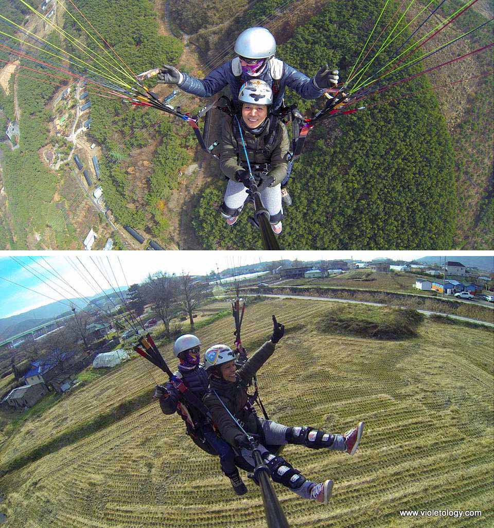 paragliding in korea